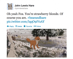 Stu the copywriter - John Lewis bear & hare