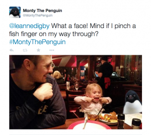 Stu the copywriter - Lincolnshire - Monty the Penguin